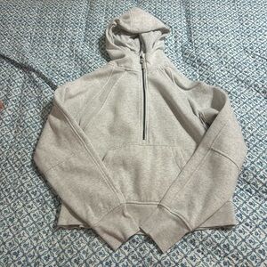 Gray Hooded Sweatshirt